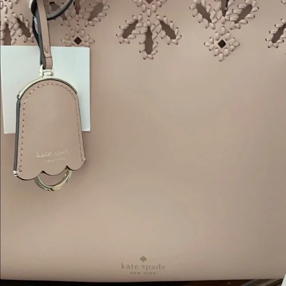 Kate Spade Magnolia Street eyelet Handbag Blush color NWT. - Picture 8 of 9